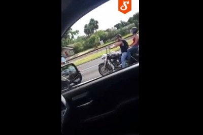 Wkurzony kierowca przejechał po motocyklistach. Nieudana wymiana zdań 