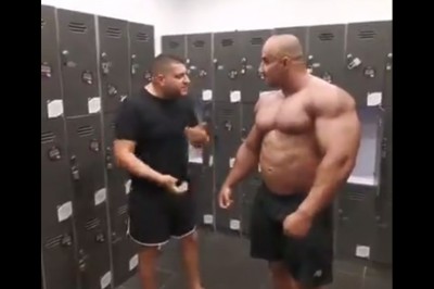 Jak wkurzyć koksa w szatni? Ten ziomek ma na to świetny patent