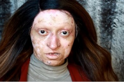 Ludzie naśmiewali się, że wygląda jak z horroru. Makijaż całkowicie ją odmienił 