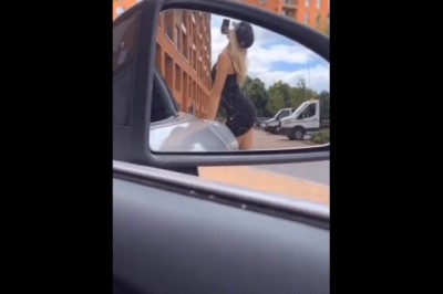 Dziewczyna i jej przypałowa akcja, czyli patrzcie leszcze jaką mam furę