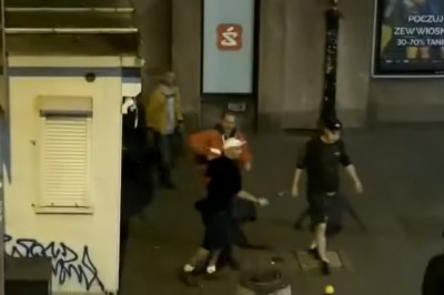 Sebixy na warszawskiej Pradze dostają łomot od przypadkowych typów