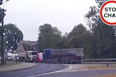 Bójka kierowców z kurierem na DK11. Chciał cwaniakować i się zdziwił 