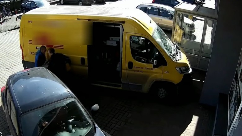 Ty weź paczkę, a ja zamknę drzwi. Szybka kara za okradanie kuriera DHL