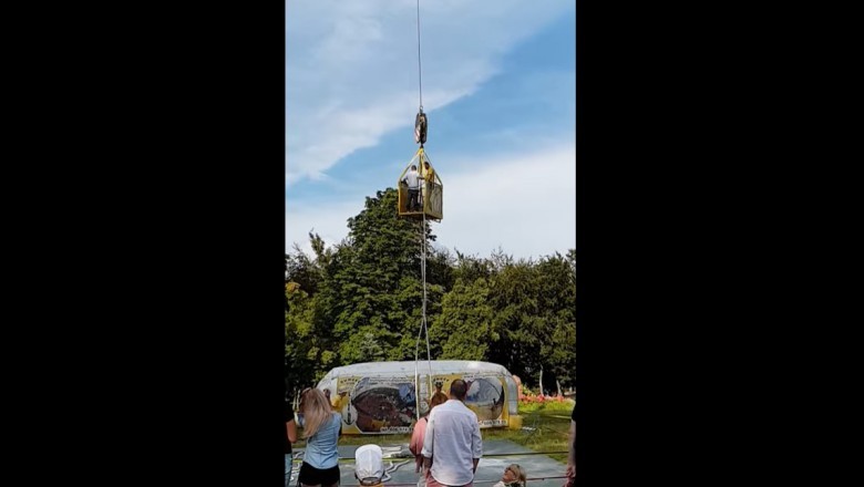 Fatalny skok na bungee w Gdyni. Świadkowie nagrali całe zdarzenie