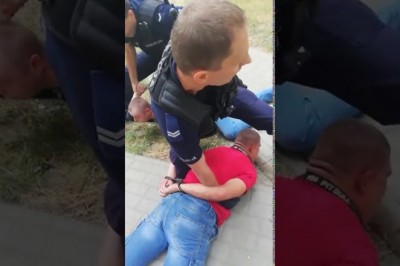 Policja kontra Seba na osiedlu w Lublinie. Nagranie z zadymy 