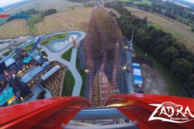 Tylko dla odważnych. Testowy przejazd kolejką Zadra w Enerygylandii 