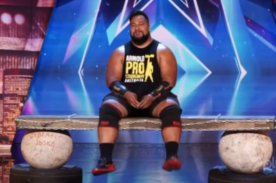 Jurorom szczeny poopadały. Strongman kompletnie zaskoczył w Mam Talent