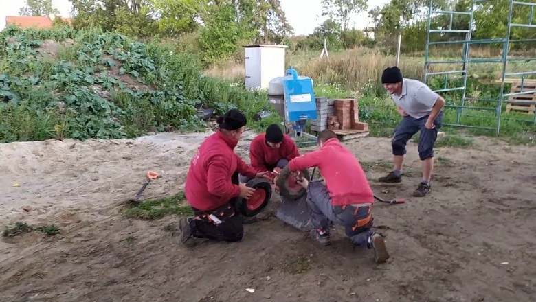 Chłopaki na budowie rozwalili system. Nagranie z treningu mechaników