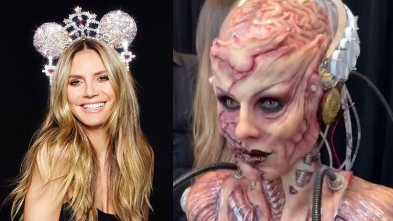 Heidi Klum znów zaszokowała strojem na Halloween. Ubranie go trwało 13 godzin 