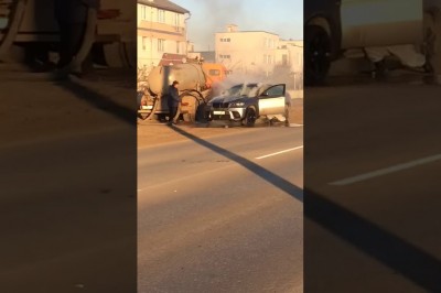 W akcie desperacji. Kiedy Twoje BMW X6 się pali, a Ty chcesz je ugasić
