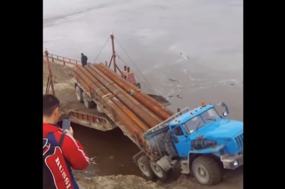 Andrzeju to się nie uda. Czyli bardzo nieudany wjazd na barkę 