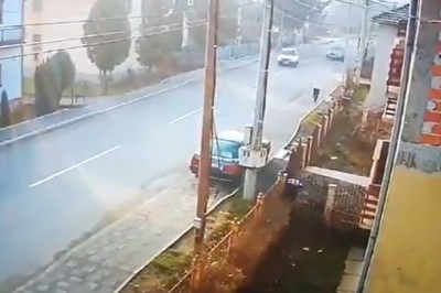 Pieszy oszukał przeznaczenie. Konkretny dzwon na prostej drodze