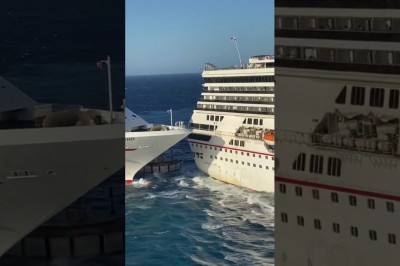 Kolizja dwóch wycieczkowców w Meksyku. Sześć osób zostało rannych