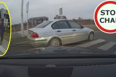 Zablokował dwa pasy ruchu, a kierowcy nadal ignorowali pieszą - Rzeszów