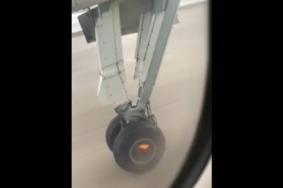 Kiedy akurat samolot startuje, ale jego koło zostaje na ziemi 