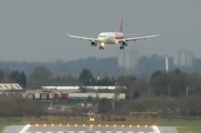 Ekstremalne lądowanie polskiego pilota podczas silnego wiatru