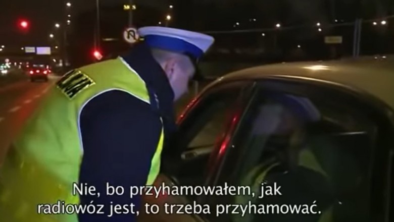 Cwaniak kontra policjanci drogówki. Szybko pożałował swojego zachowania