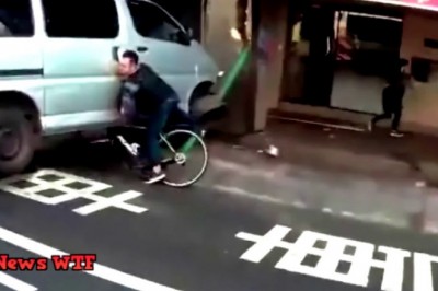 Gościa, aż wmurowało. Mocna akcja podczas jazdy przez miasto