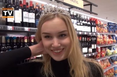 Miał dokładnie minutę na darmowe zakupy w markecie. Zobaczcie co odstawił