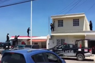 8 policjantów kontra typek. Takiej akcji się nie spodziewali