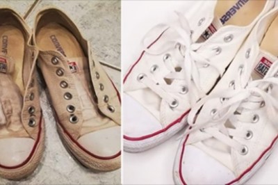 Domowe sposoby na wyczyszczenie białych trampek. Każdy wie jakie to trudne 