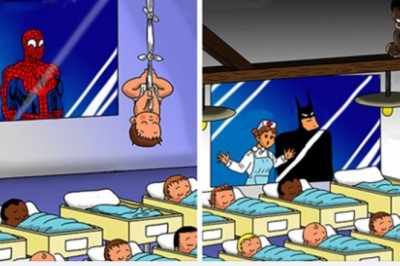 Gdyby superbohaterowie mieli dzieci to tak wyglądała by porodówka