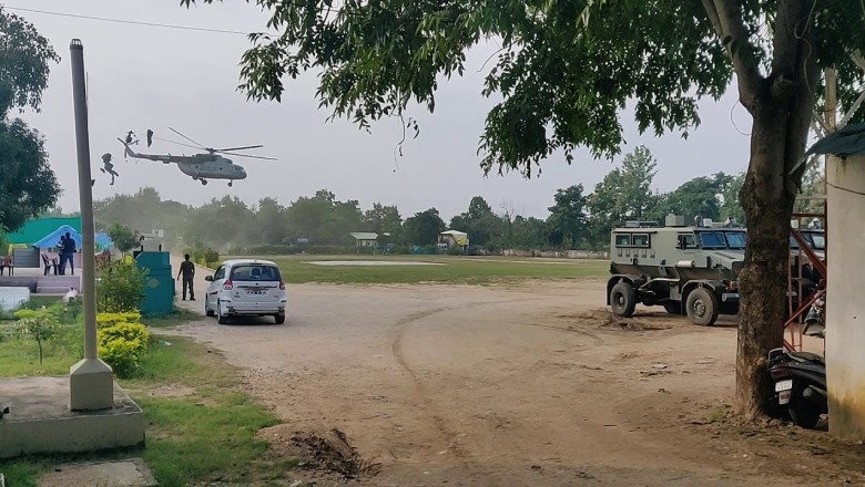 Lądujący helikopter kontra plandeka. Mieli sporo szczęścia 