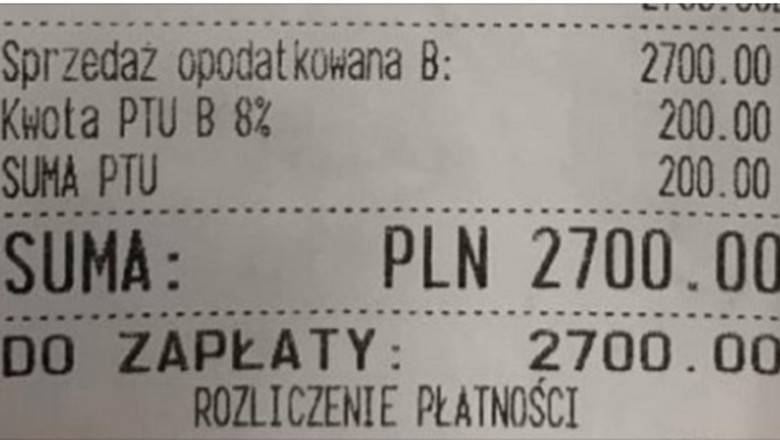 Ten rachunek z restauracji zaszokował wielu. Za jedną pozycję zapłacił 2700 zł 