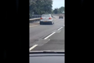 Koło w Golfie mało nie odpadło, a ten jechał dalej