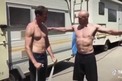 Gdy kolega kozak chce Ci pokazać jak prawidłowo ćwiczyć