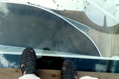 50 metrów nad ziemią w Świnoujściu. Ten taras robi wrażenie 