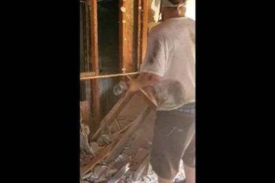 Kiedy chcesz się popisać wyburzaniem, ale nagle znikasz