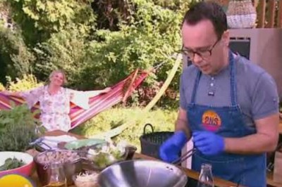 Wpadka z hamakiem w programie na żywo. Popłakała się ze śmiechu 