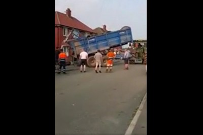 Rolnik wyrzuca śmieci pod dom gościowi, który je podrzucił