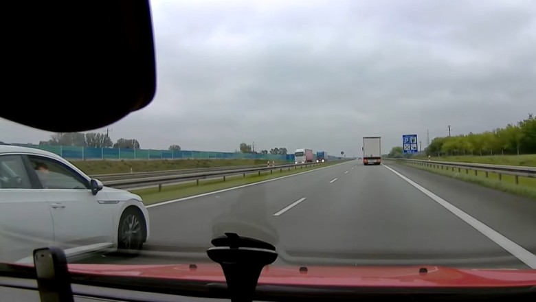 Cwaniaki z VW zaczepiają innych kierowców na A4 koło Konina 