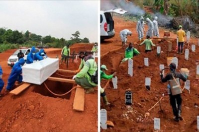 Władze nakazują przeciwnikom  maseczek wykopać groby dla ofiar koronawirusa