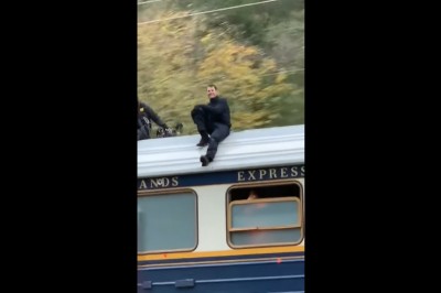 Jedziesz sobie spokojnie, a tu Tom Cruise jedzie na dachu pociągu 