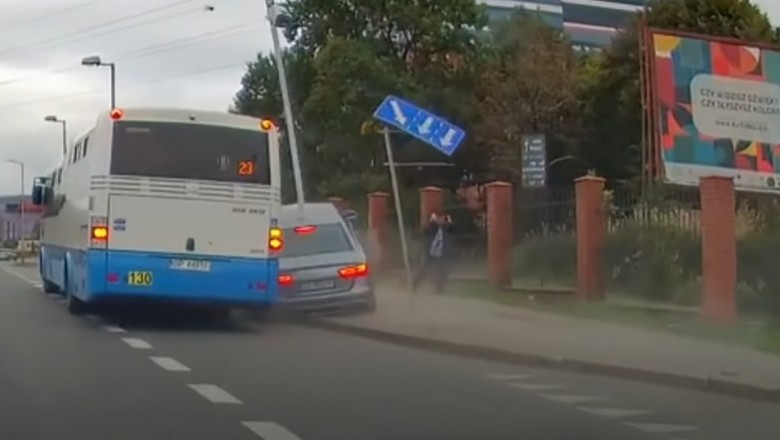 Mistrz kierownicy w Audi kontra kierowca autobusu