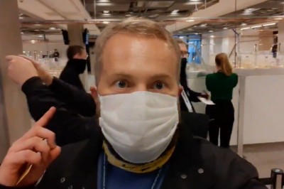 Pierwsze ujęcia z tymczasowego szpitala na Stadionie Narodowym 