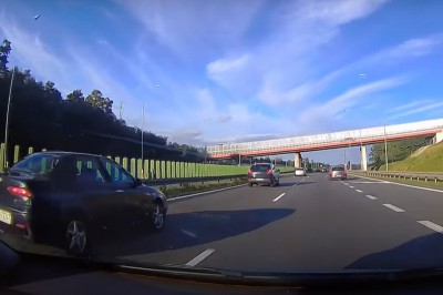 Czym się może skończyć jazda na zderzaku? Ten kierowca Alfy już wie 