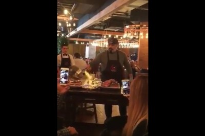 Kucharza poniosło. Chciał się popisać, a zniszczył restaurację