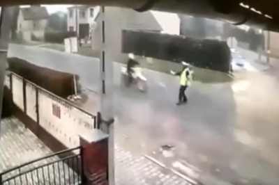 Nieudana próba zatrzymania motocrossowca przez policjanta