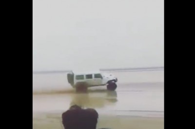 Kiedy z Jeepa robisz kabrioleta i z radości wyskakujesz na małe piwerko 