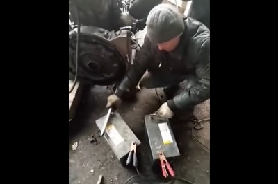 Niespodzianka podczas odpalania dużego silnika. Ku przestrodze