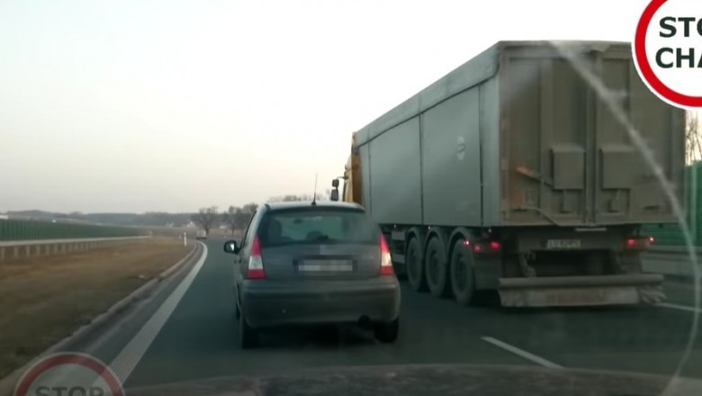 20 km lewym pasem z telefonem w ręku 50 km/h na S17. Ją ciężko przebić 