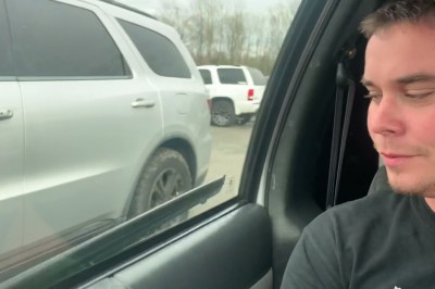 Poduszka powietrzna nie wytrzymała sprzętu audio z tego samochodu