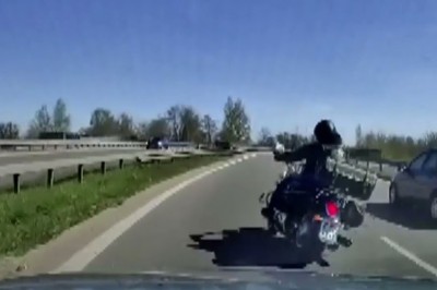 Nagranie z wypadku motocyklowego na DW 911. Ku przestrodze