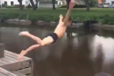 Tak się kończy skok na główkę bez sprawdzania głębokości