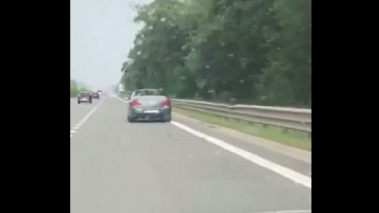 Gdy lecisz kabrioletem po autostradzie i łapie Cię oberwanie chmury