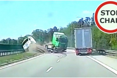 Kiedy wieziesz TIRa na lawecie  i za bardzo Cię ponosi